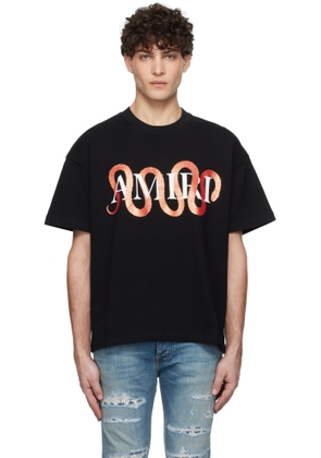 AMIRI Black Snake T-shirt