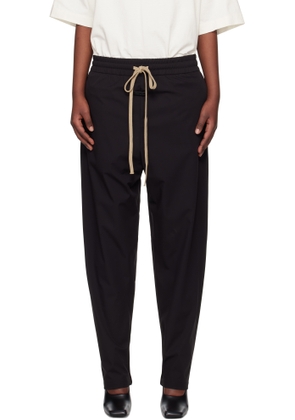 Fear of God Black Nylon Track Pants