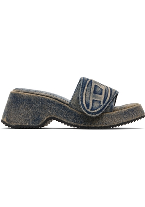 Diesel Blue SA-OVAL D PF W Heeled Sandals