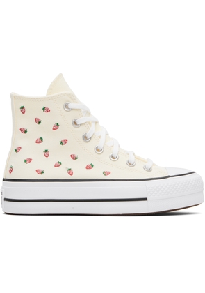 Converse Off-White Chuck Taylor All Star Embroidered Strawberries Sneakers