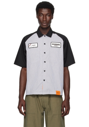 Neighborhood Black & Blue Classic Work S/S-22 Shirt