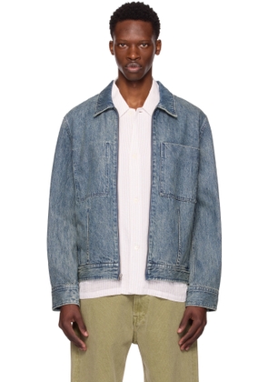 rag & bone Blue Simon Garage Denim Jacket