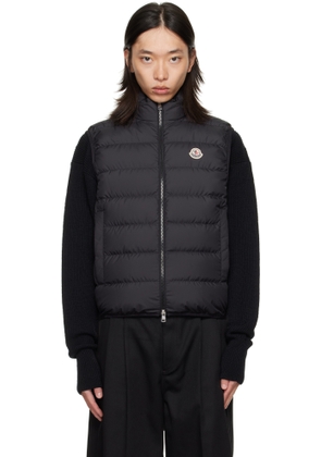 Moncler Black Contrin Down Vest