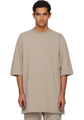Rick Owens DRKSHDW Taupe Concordians Jumbo SS T-shirt