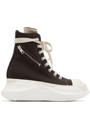 Rick Owens DRKSHDW Gray Concordians Cargo Abstract Sneaks Sneakers
