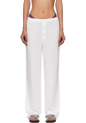 Fruity Booty White Petal Lounge Pants