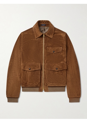 Drake's - A-2 Suede Jacket - Men - Brown - UK/US 36