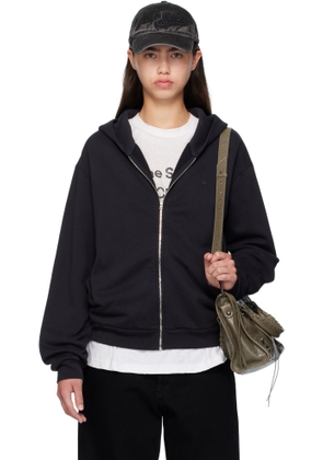 Acne Studios Black Zipper Hoodie