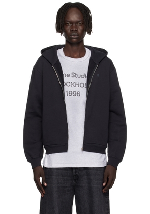 Acne Studios Black Zipper Hoodie