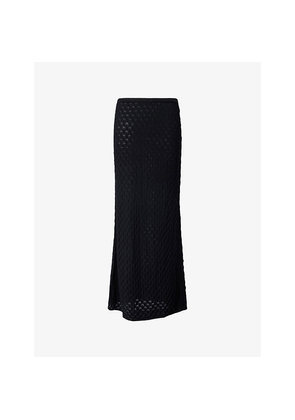 Womens Away That Day St Lucia Crochet Knitted Maxi Skirt