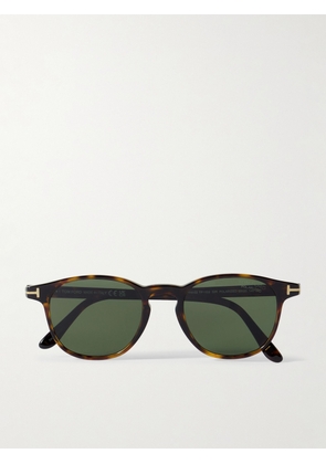 TOM FORD - Holt Round-Frame Tortoiseshell Acetate Sunglasses - Men - Brown