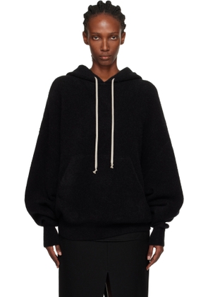 Rick Owens Black Concordians Hun Hoodie
