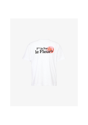 Mens Golf Le Fleur Flower-Print Short-Sleeves Cotton-Jersey T-Shirt