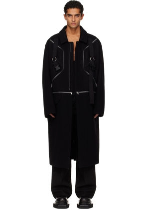 Rick Owens Black Concordians Blixa Jumbo Mac Coat
