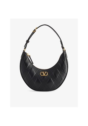 Womens Valentino Garavani Quiltie 67 Mini Hobo Leather Shoulder Bag