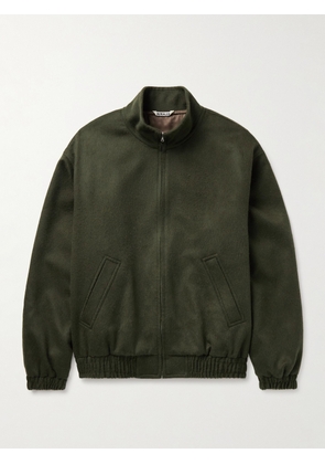 Auralee - Camel Hair Blouson Jacket - Men - Green - 3