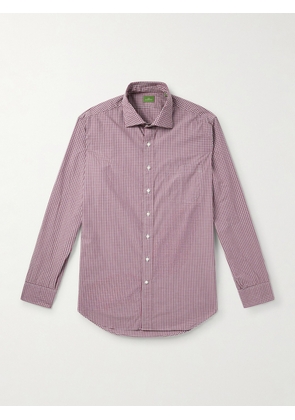 Sid Mashburn - Gingham Cotton-Poplin Shirt - Men - Red - S