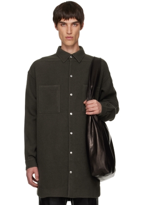 Rick Owens Khaki Concordians Oversized Outershirt