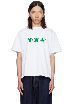 vowels White Overall T-shirt