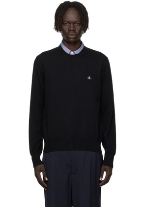Vivienne Westwood Black Alex Round Neck Sweater