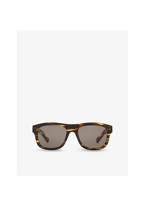 Gucci Gg1509S Round-Frame Acetate Sunglasses