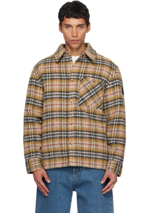 Burberry Beige Check Insulated Jacket