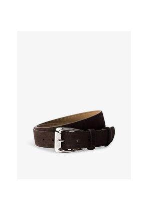 Mens Prada Brushed Suede Belt