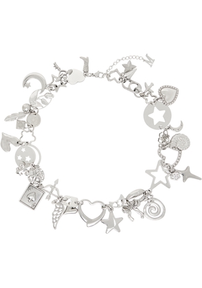 Marland Backus Chrome Charm Necklace