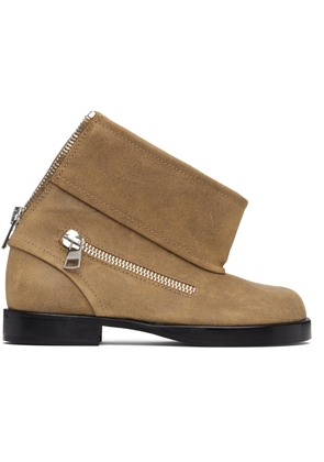 JW Anderson Tan Biker Boots