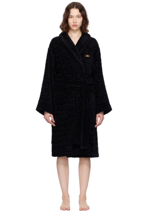 Versace Black Medusa '95 Bathrobe