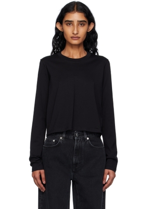 Loulou de Saison Black Masal LDS Longsleeve Cropped T-shirt