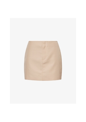 Womens Represent Rampage Mid-Waist Woven Mini Skirt