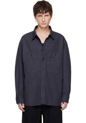 LEMAIRE Navy Utility Shirt