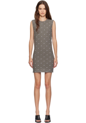 Rier Gray Walker Minidress