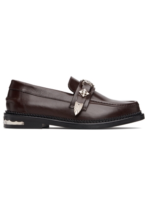 Toga Pulla SSENSE Exclusive Brown Detail Loafers