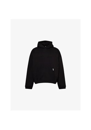 Mens Represent Initial Boxy Logo-Embellished Cotton Hoody