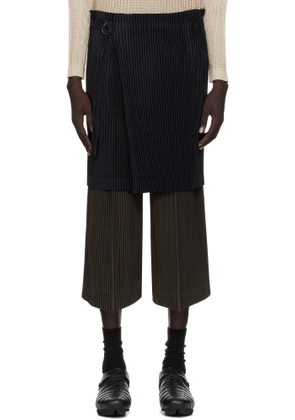 HOMME PLISSÉ ISSEY MIYAKE Black Light Mesh Miniskirt