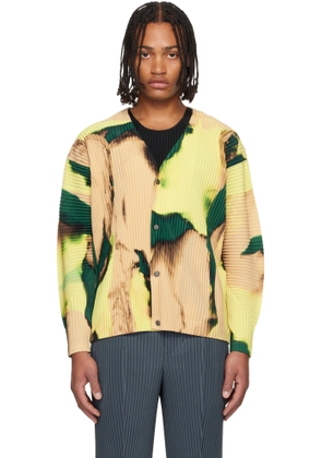 HOMME PLISSÉ ISSEY MIYAKE Multicolor Agate Cardigan