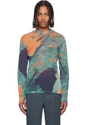 HOMME PLISSÉ ISSEY MIYAKE Multicolor Agate Sheer T-shirt