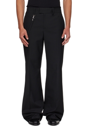 Courrèges Black Light Twill Bootcut Trousers