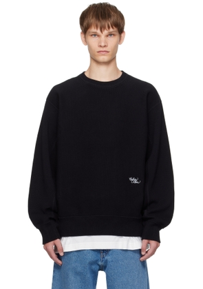 Calvin Klein Black Milano Knit Sweater