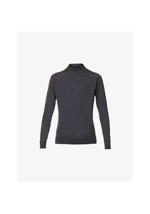 Mens John Smedley Harcourt High-Neck Wool Jumper