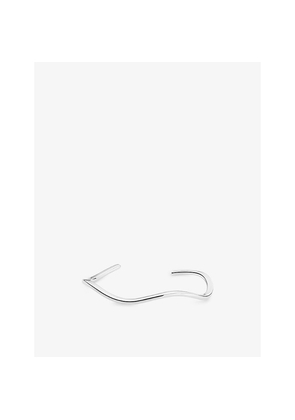 Womens Sif Jakobs Ellera Waves Pianura Rhodium-Plated Sterling-Silver Bangle