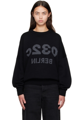 032c Black Selfie Sweater