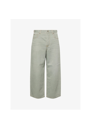 Mens Loewe Relaxed-Fit Wide-Leg Denim Jeans