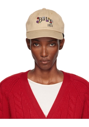 Bally Beige Baseball Cap