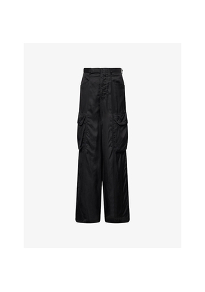 Womens Rick Owens Firbanks Relaxed Woven Trousers