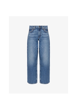 Womens Rag & Bone The Saige Straight-Leg Denim Jeans