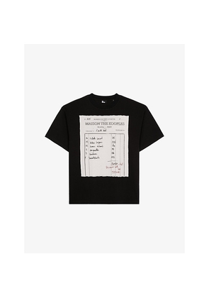 Mens The Kooples Graphic-Print Short-Sleeve Cotton T-Shirt