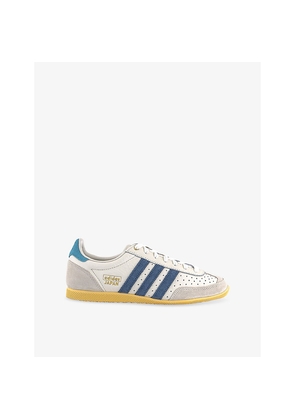 Womens Adidas Japan Suede and Leather Low-Top Trainers
